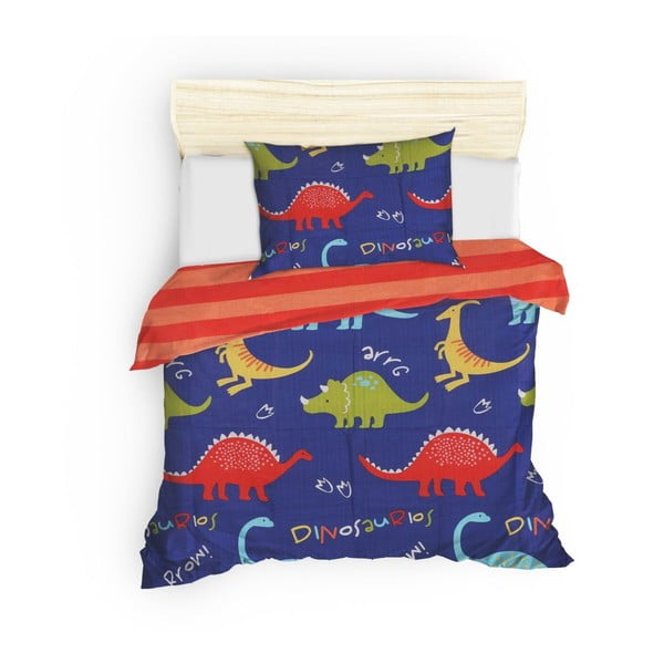 Sinine laste voodipesu üheinimesevoodile 140x200 cm Dinazorus - Mijolnir