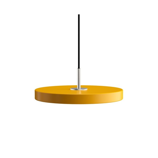 Ookerkollane LED-riputusvari metallist lambivarjuga ø 31 cm Asteria Mini - UMAGE