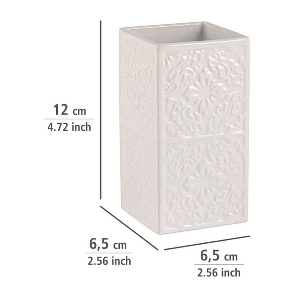 Valge keraamiline vannitoatarvikute komplekt Cordoba - Wenko-image-2