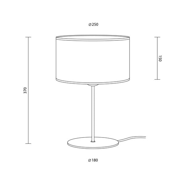 Must laualamp (kõrgus 37 cm) Doce - Sotto Luce-image-2