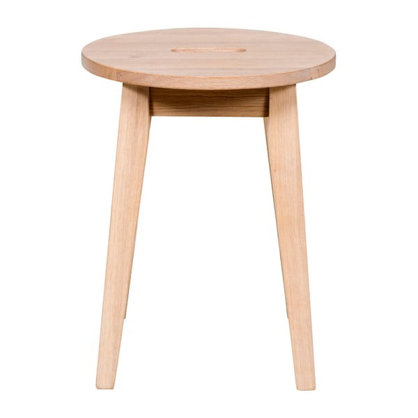 Matt lakitud madal tammepuust tugitooli Frigg Confetti - Rowico-image-1