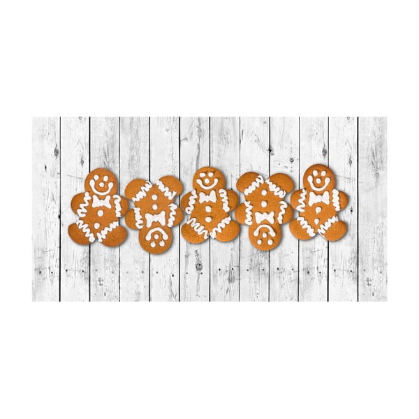 Kuchyňský běhoun Crido Consulting Gingerbread Family, délka 100 cm