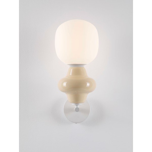 Valge keraamiline seinalamp Clio - Nova Luce-image-1