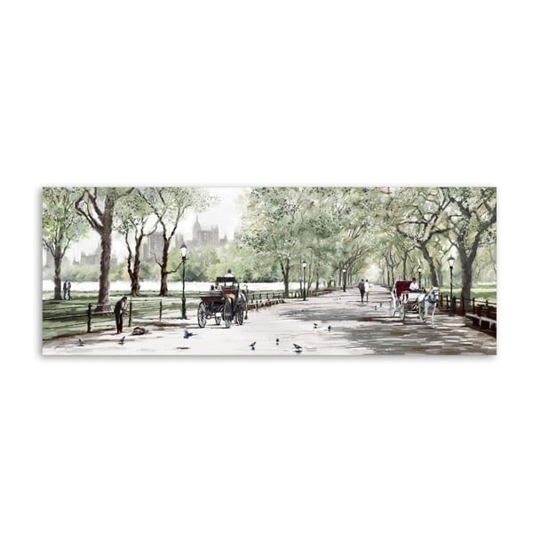 Lõuendmaal Akvarell II, 60 x 150 cm Central Park - Styler