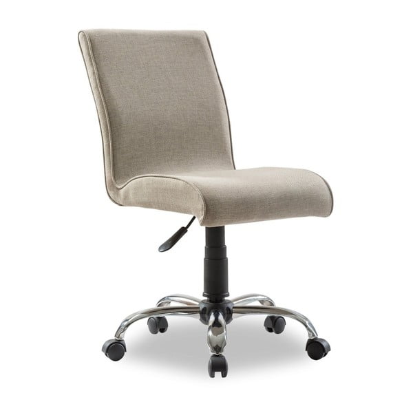 Béžová židle na kolečkách Soft Chair Beige