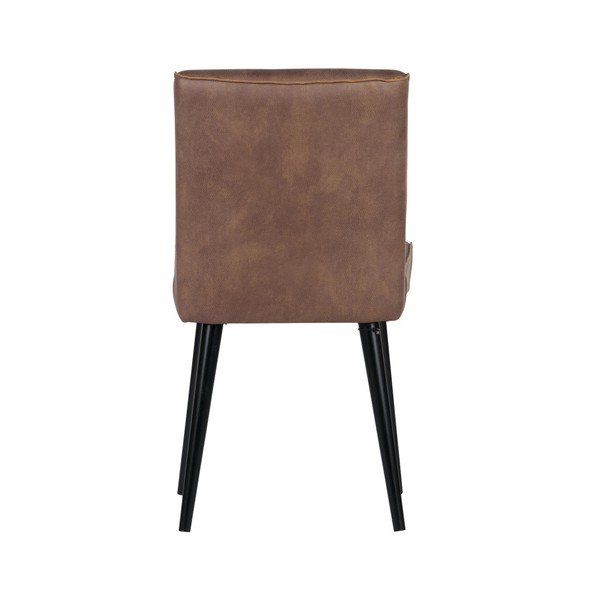 Sada 2 světle hnědých kožených židlí BePureHome Revolution-image-3
