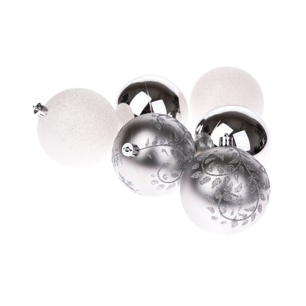 Plastist jõulukujud komplektis 6 tk ø 8 cm – Dakls