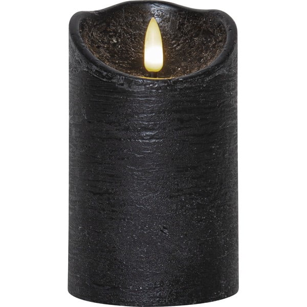 Mustast vahast LED-küünal, kõrgus 12,5 cm Flamme Rustic - Star Trading
