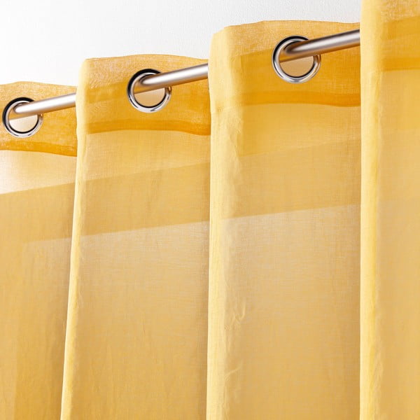 Kollane kardin 140x280 cm Telma - douceur d'intérieur-image-1