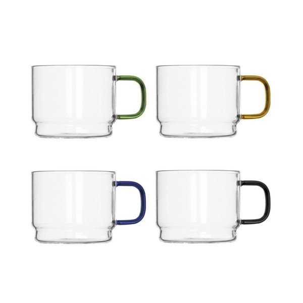 Klaasist kruusid komplektis 4 tk 350 ml Bridge - Brandani