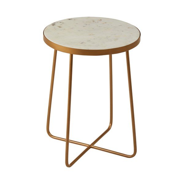 Ümmargune abilaud marmorist pealispinnaga ø 36 cm Shalimar - Premier Housewares