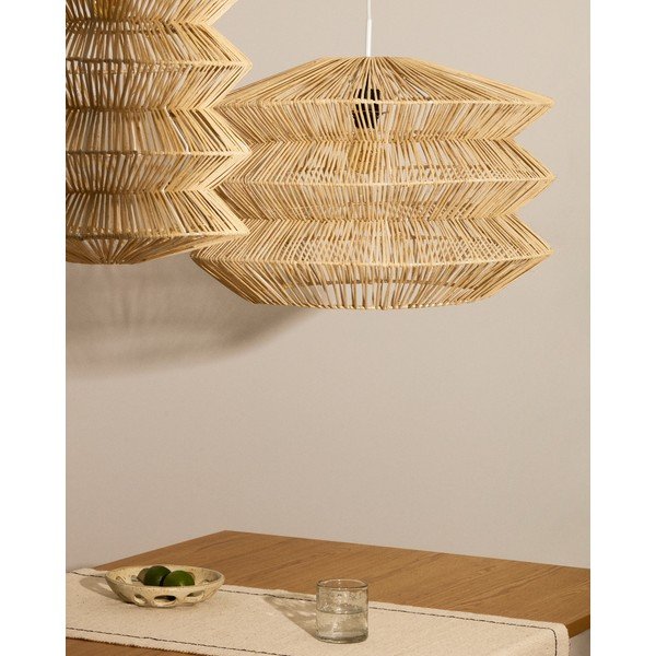 Rotangist varjuga ripplamp Dakit - Kave Home-image-3