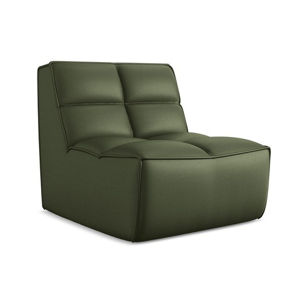 Roheline kunstnahast diivanimoodul Kalai - Makamii-image-2