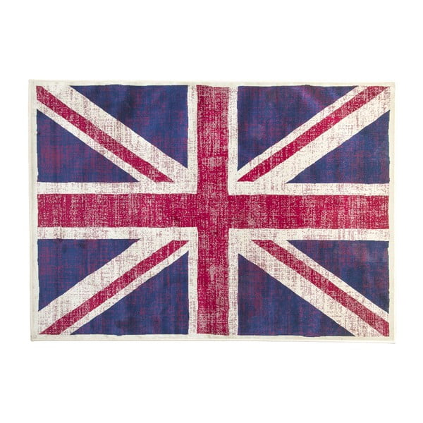 Koberec s motivem anglické vlajky Cotex, 140 x 200 cm
