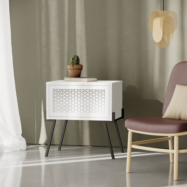 Valge öökapp Naive - Kalune Design-image-3