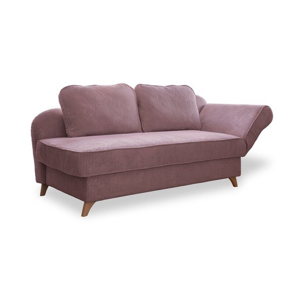 Vanaroosa velvetist lamamistool (parem nurk) Chic Charlotte - Miuform