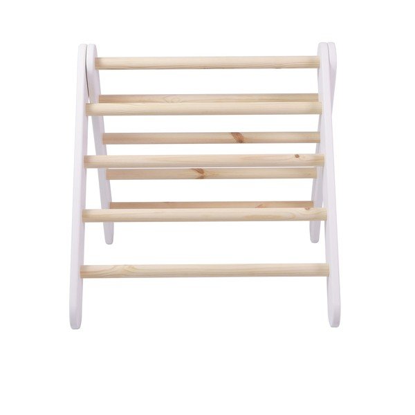 Valge männipuidust ronila lastele 46x87x60 cm Montessori - Meowbaby-image-3