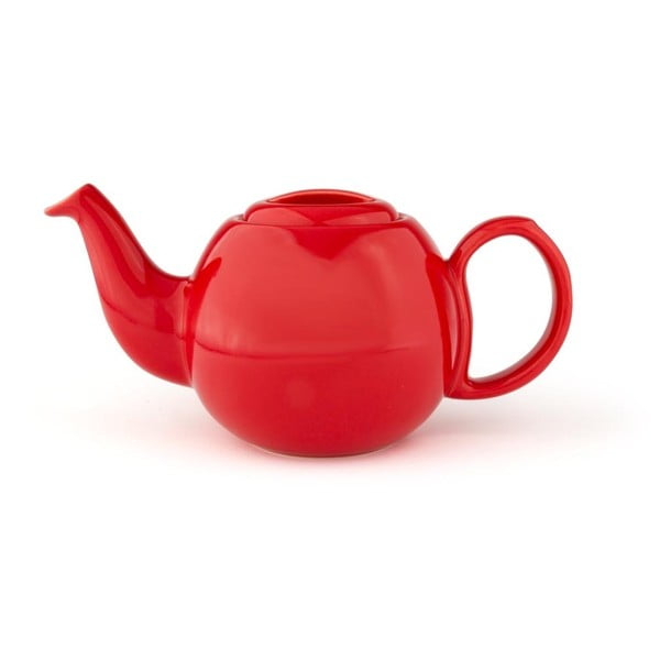 Červená konvice se sítkem na sypaný čaj Bredemeijer Cosette, 900 ml