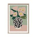 Trükitud pilt raamiga 50x70 cm Spotted Vase - Styler