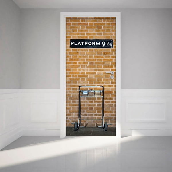 Liimitav kleebis uksele Harry Potteri platvorm, 83 x 204 cm - Ambiance