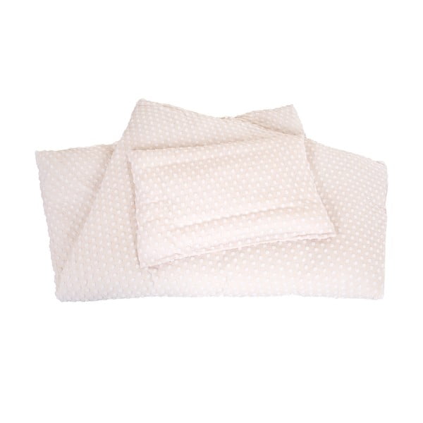 Beež laste puuvillaseguga voodipesu 100x135 cm Frosty Almond - Roba-image-2