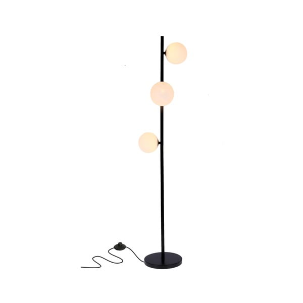 Must põrandalamp (kõrgus 150 cm) Kama - Candellux Lighting-image-1