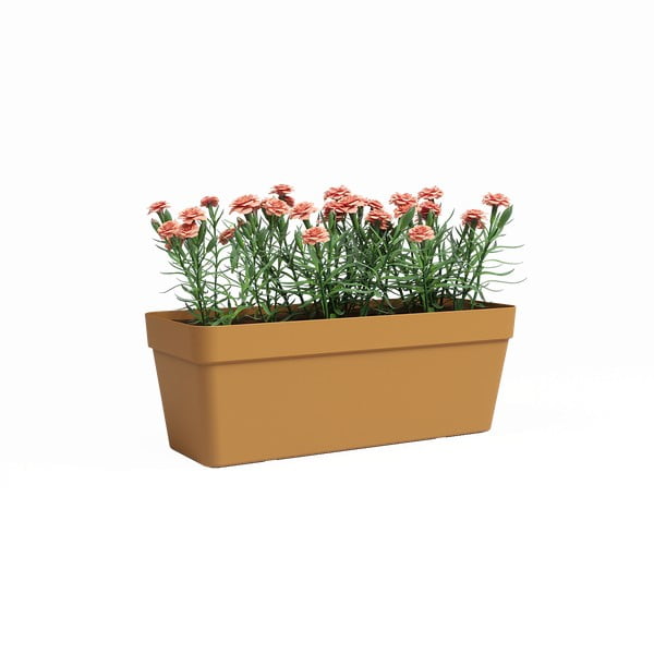 Taaskasutatud plastikust isekastev taimekast 50 cm Capri - Artevasi-image-1