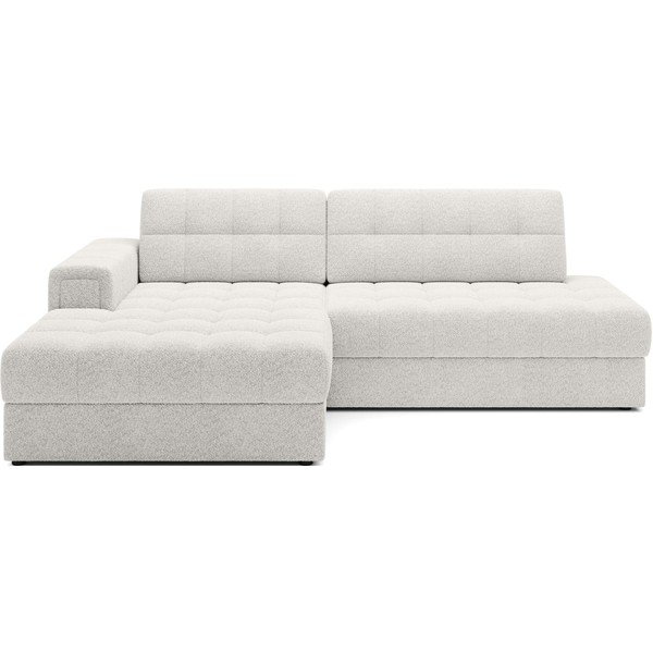 Kreemikas nurgadiivanvoodi buklee kangast (vasak nurk/diivanvoodiga) Blezalt - ELTAP