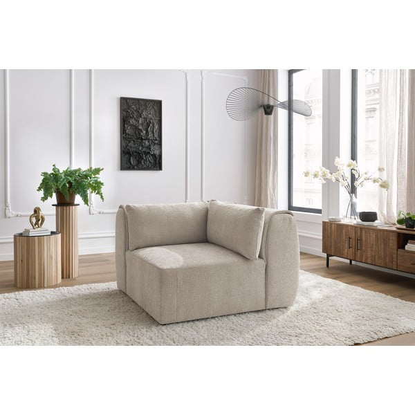 Beež diivanimoodul Jeanne - Bobochic Paris-image-1