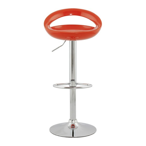 Oranžová nastavitelná otočná barová židle Kokoon Design Venus
