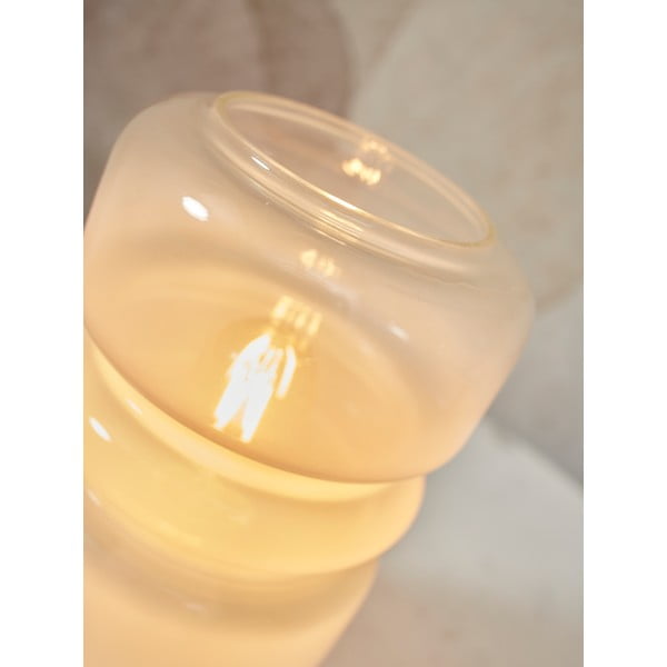 Valge klaasist varjuga lauavalgusti (kõrgus 23 cm) Verona - it's about RoMi-image-2