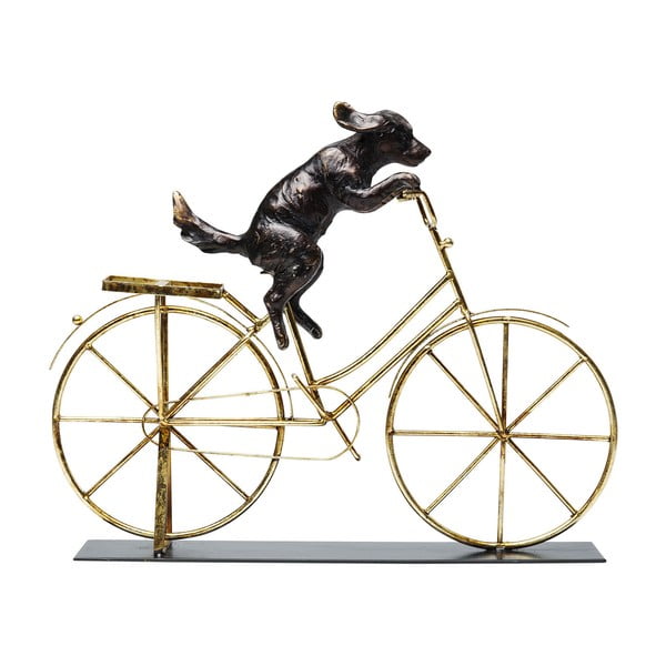 Metallstatsionett Dog with Bicycle - Kare Design