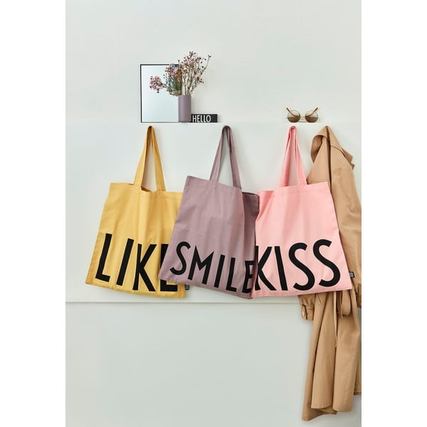 Kollane riidest kott Like - Design Letters-image-1