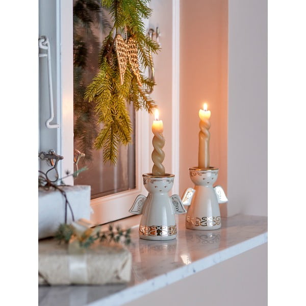 Keraamilised küünlajalad teeküünalde jaoks, 2 tk komplektis Faella - Bloomingville-image-2