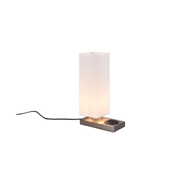 Laualamp traadita laadijaga, hõbedane (kõrgus 35 cm) Haley - Reality-image-2