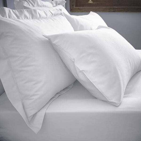 Valged puuvillased padjapüürid, 2 tk 50 x 75 cm Cotton Percale - Bianca-image-1