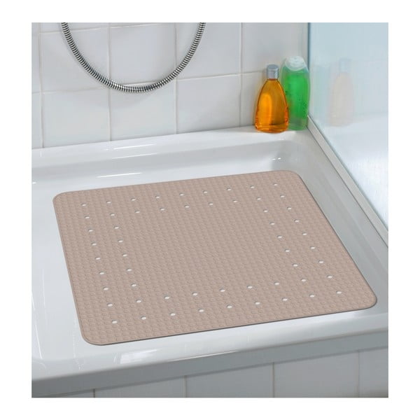 Hall ja beež libisemiskindel vannitoamatt , 54 x 54 cm Mirasol - Wenko-image-2