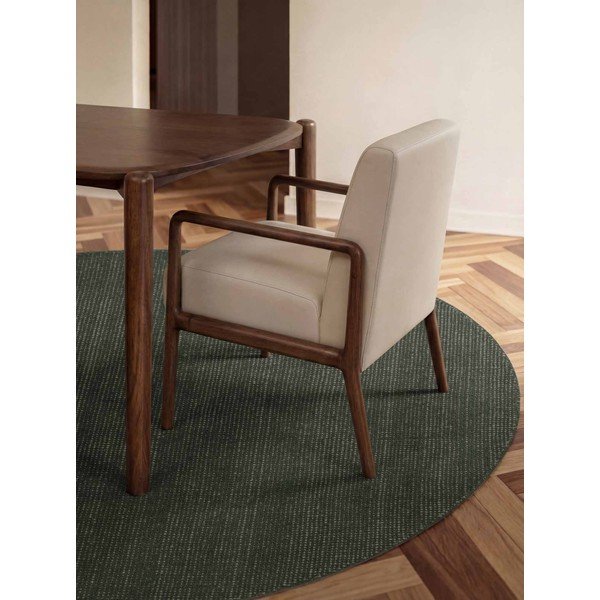 Tumeroheline käsitsi kootud villane ümmargune vaip ø 160 cm Greenwich - Ted Baker-image-1