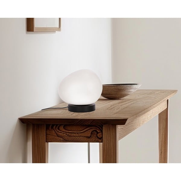 Must-valge lauavalgusti (kõrgus 19 cm) Stones - Candellux Lighting-image-1