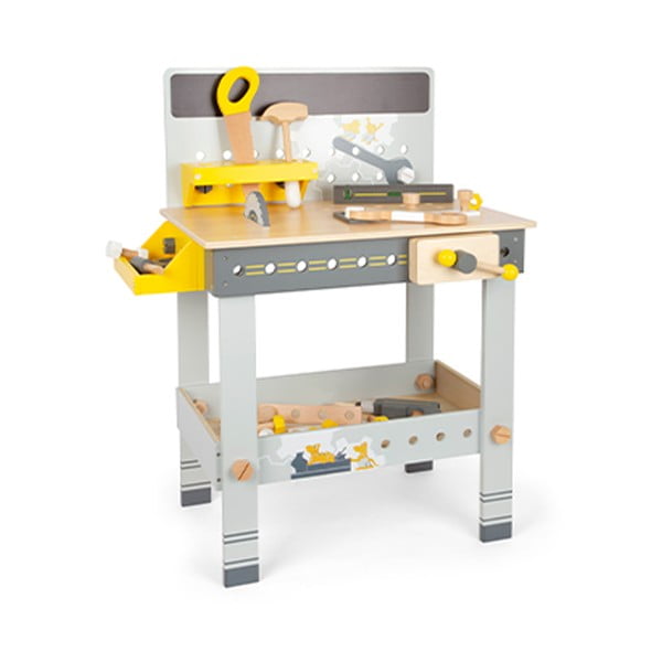 Laste puidust töölaud koos tööriistadega Miniwob - Legler