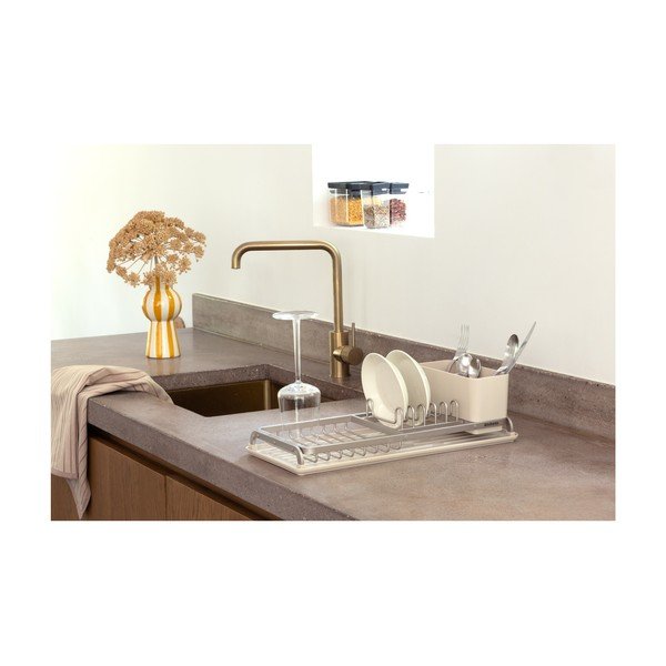 Beež metallist nõrutusrest 46x20 cm - Brabantia-image-1