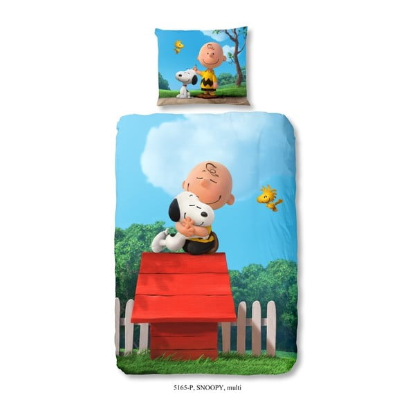 Dětské bavlněné povlečení Muller Textiels Snoopy House, 140 x 200 cm