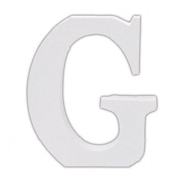 Dřevěné písmeno G