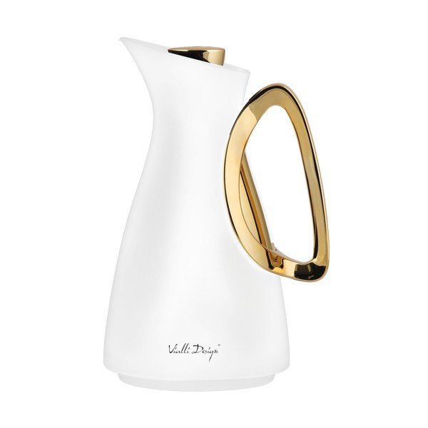 Valge-kuldne termos 1 l Alessia - Vialli Design