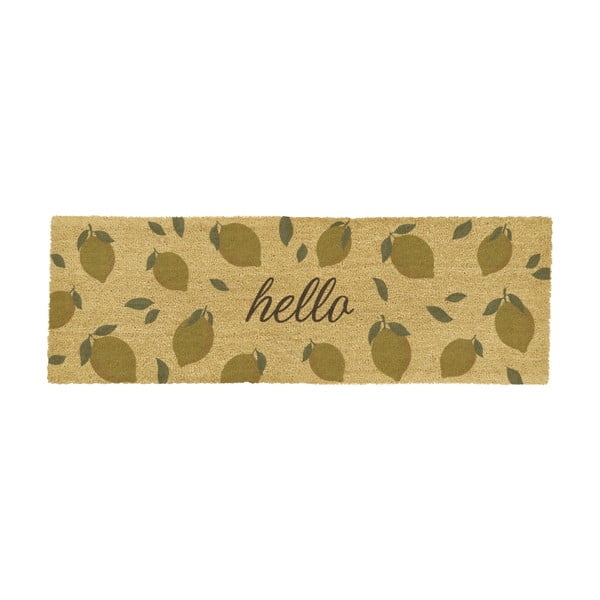 Kookoskiududest uksematt 40x120 cm Hello Lemons - Artsy Doormats
