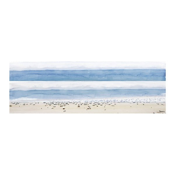 Obraz na plátně Marmont Hill Pier By The Sea, 76 x 25 cm