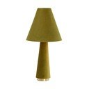 Roheline laualamp tekstiilist varjuga (kõrgus 61 cm) Devia - Light & Living