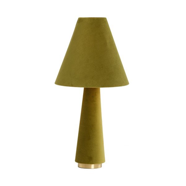 Roheline laualamp tekstiilist varjuga (kõrgus 61 cm) Devia - Light & Living