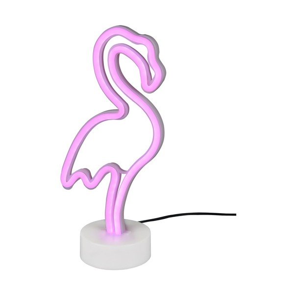 Valge LED laualamp (kõrgus 29 cm) Flamingo - Reality