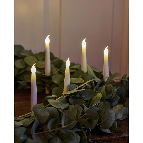 Valge LED jõulukaunistus, 10 tk ø 2 cm Carolin - Sirius-image-1